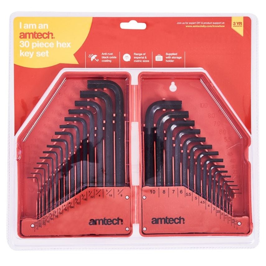 I8825 30 Piece Hex Key Set