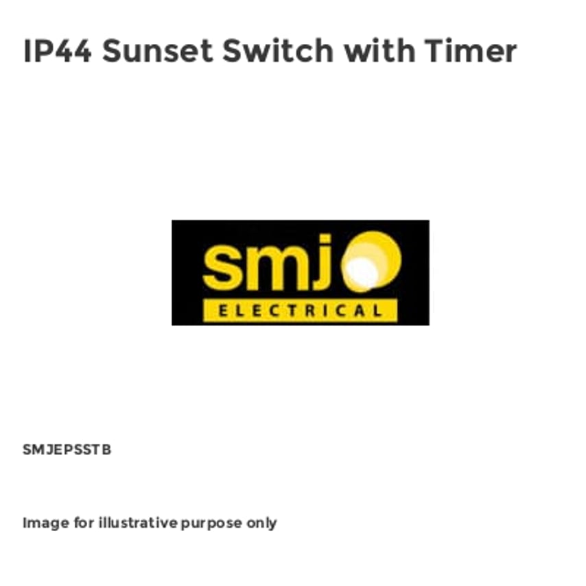 IP44 Sunset Switch with Timer