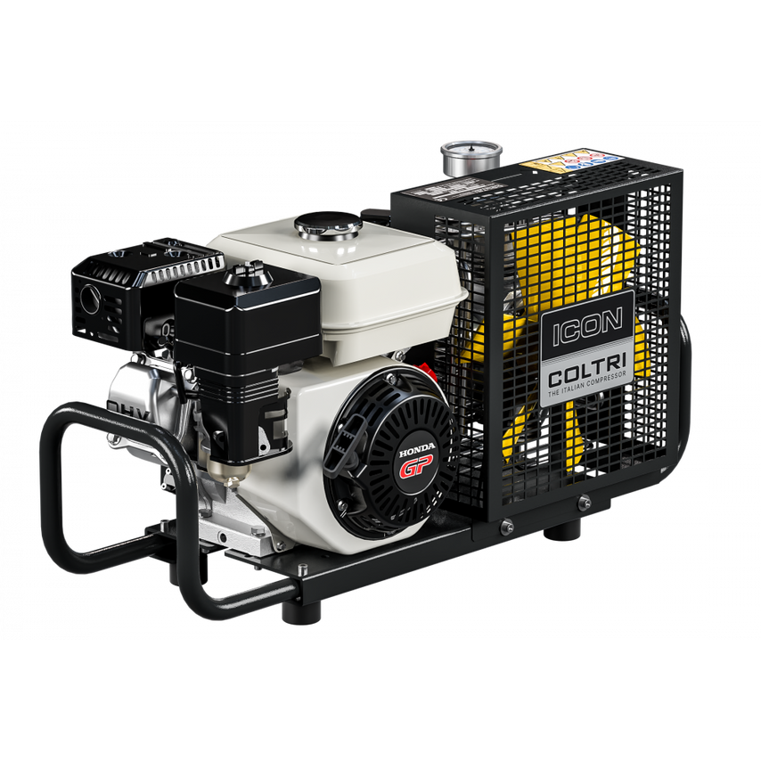 Icon 100 SH 4.3kW Honda Petrol 232 Bar (MCH6/SH) Diving Compressor