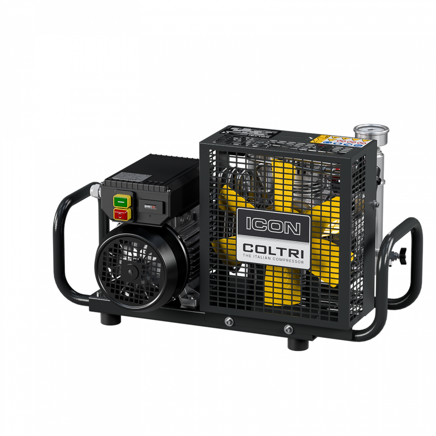 Icon Lse 100 Em 300 Bar Black (13A) Diving Compressor, Electric, 2.2 kW, 13 Amp Domestic Supply