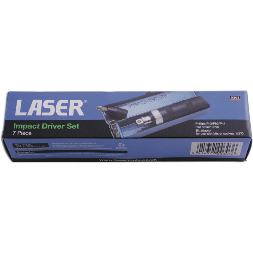 Impact Driver Set 1/2"D 7-Piece