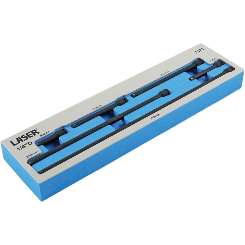 Impact Extension Bar Set 1/4inch Drive 6-Piece