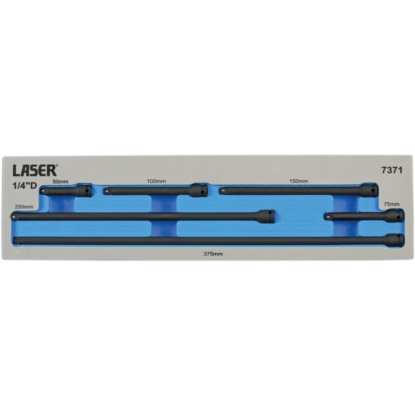 Impact Extension Bar Set 1/4inch Drive 6-Piece