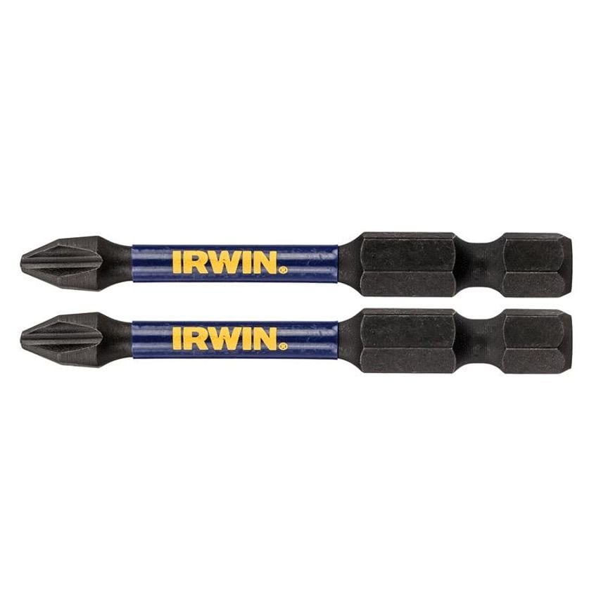 Impact Pro Performance Screwdriver Bits PH2 57mm (Pack 2) IRWIW6061306