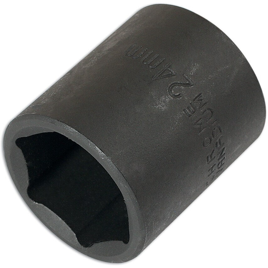 Impact Socket 1/2"D 24mm with Retail POS