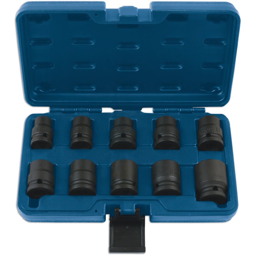 Impact Socket Set 1/2inch Drive 10-Piece