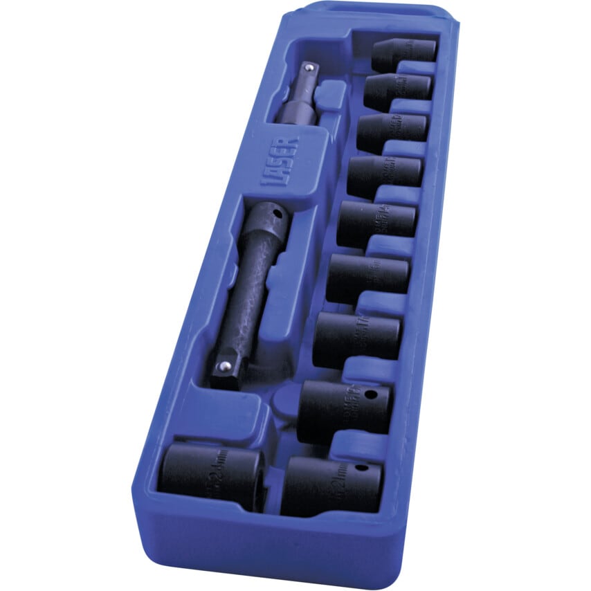 Impact Socket Set 1/2inch Drive 12-Piece