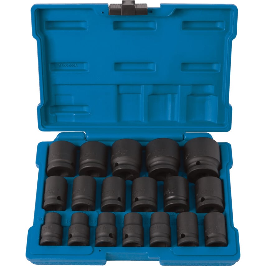 Impact Socket Set 1/2inch Drive 18-Piece