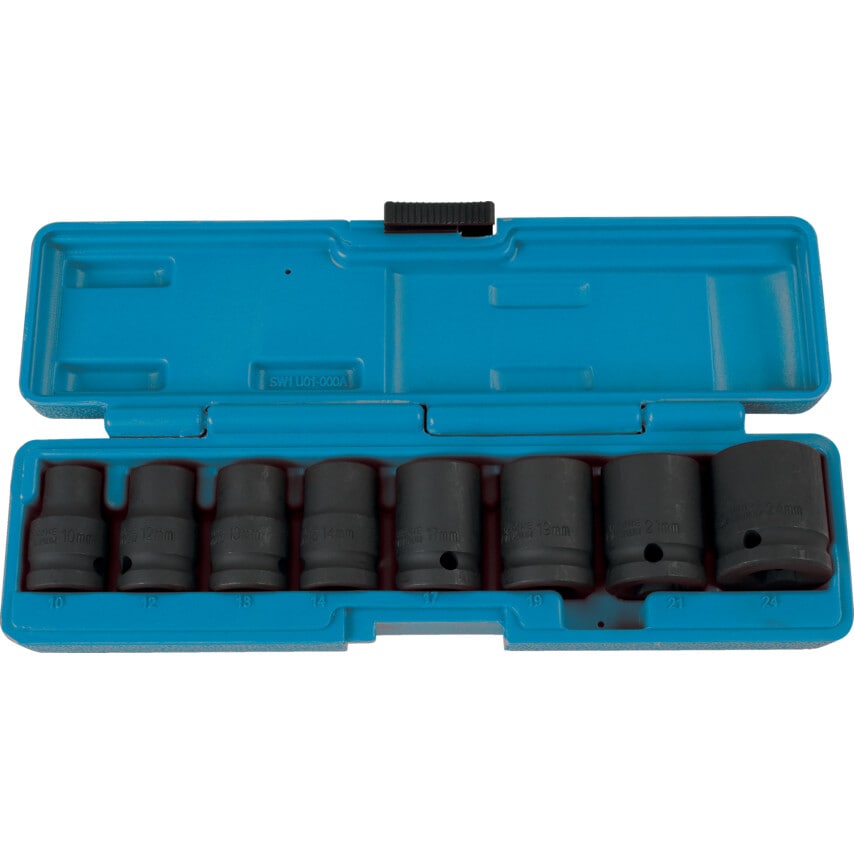 Impact Socket Set 1/2inch Drive 8 Pieces