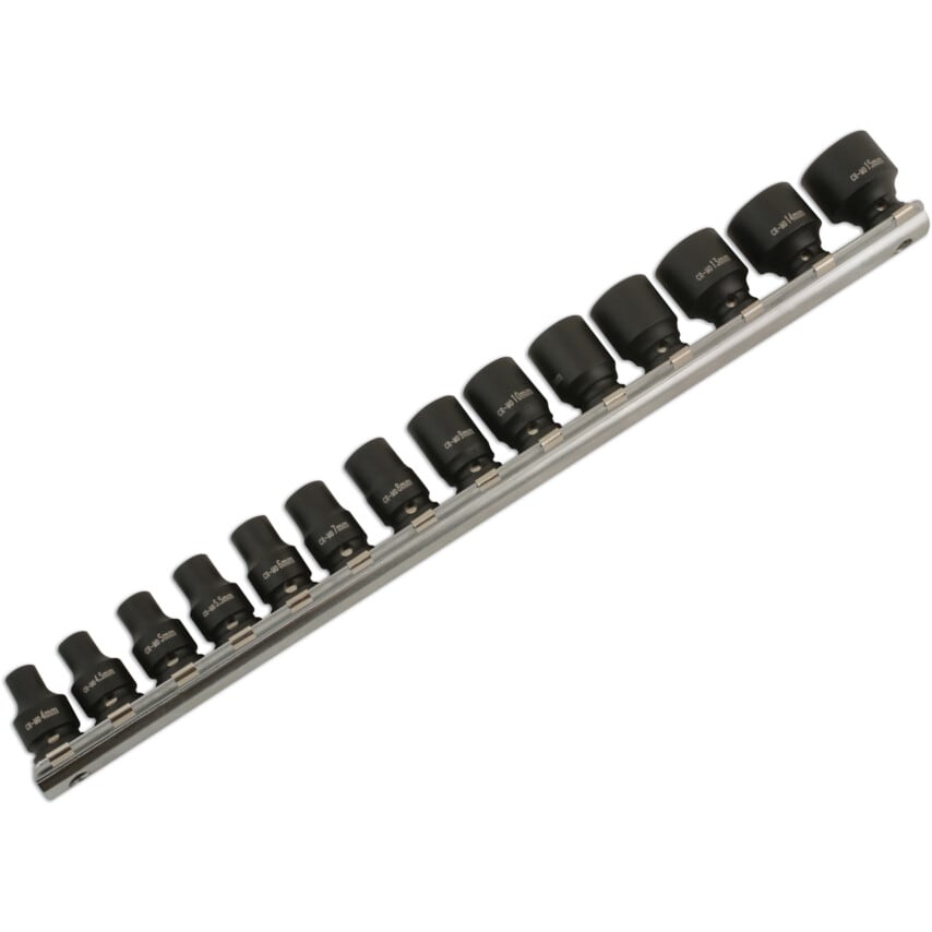Impact Socket Set 1/4inch Drive 14 Pieces