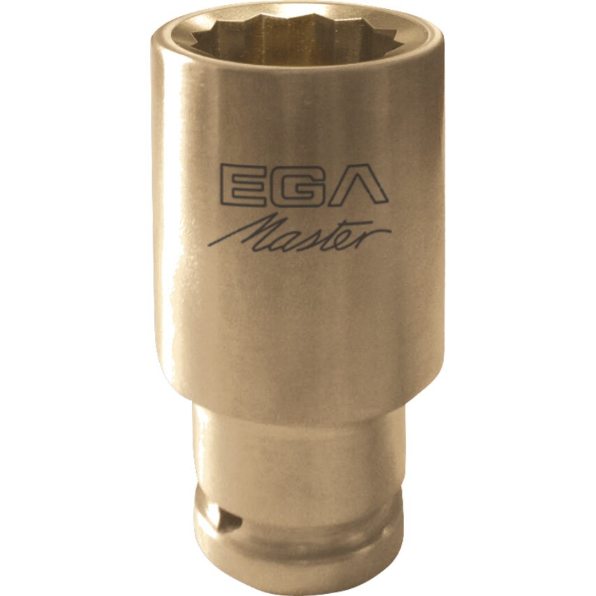 Impact Socket Wrench 3/4" - 30mm Long Series Non Sparking Al-Bron (12 Edges)