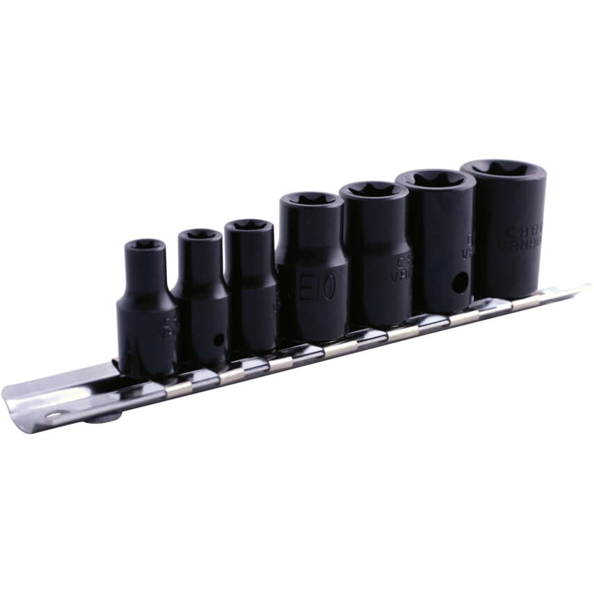 Impact Star Socket Set 3/8inch & 1/4inch Drive 7-Piece