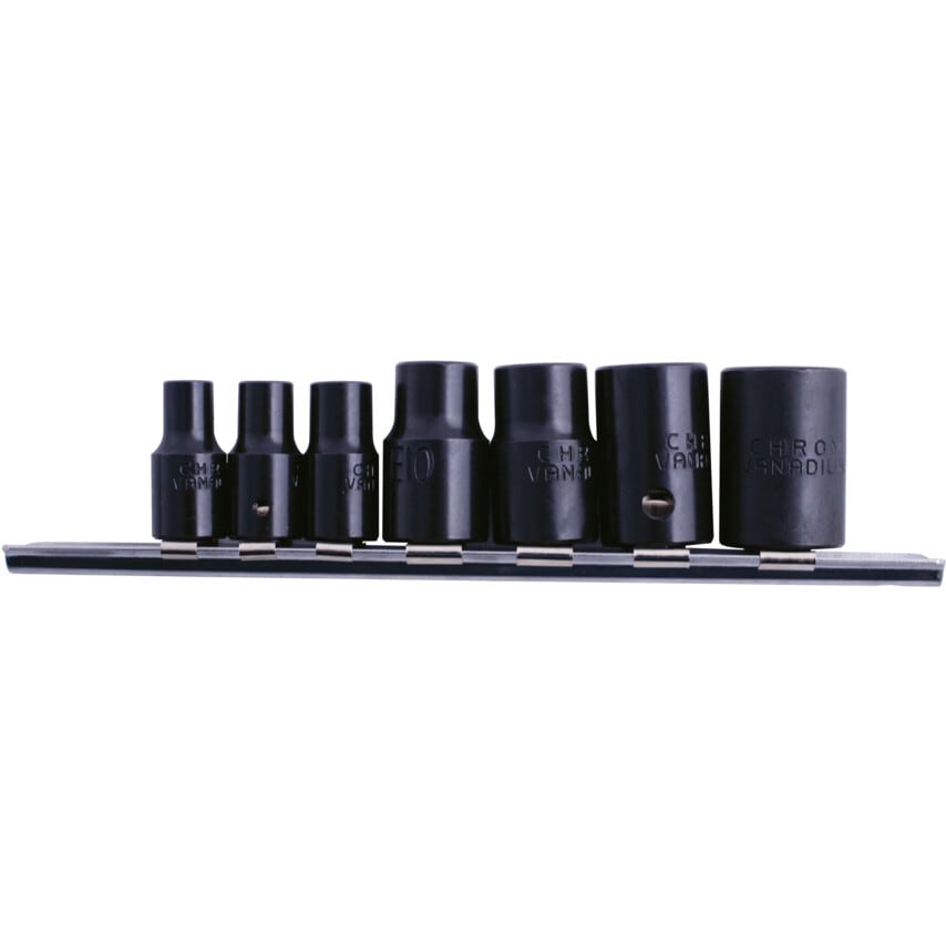 Impact Star Socket Set 3/8inch & 1/4inch Drive 7-Piece