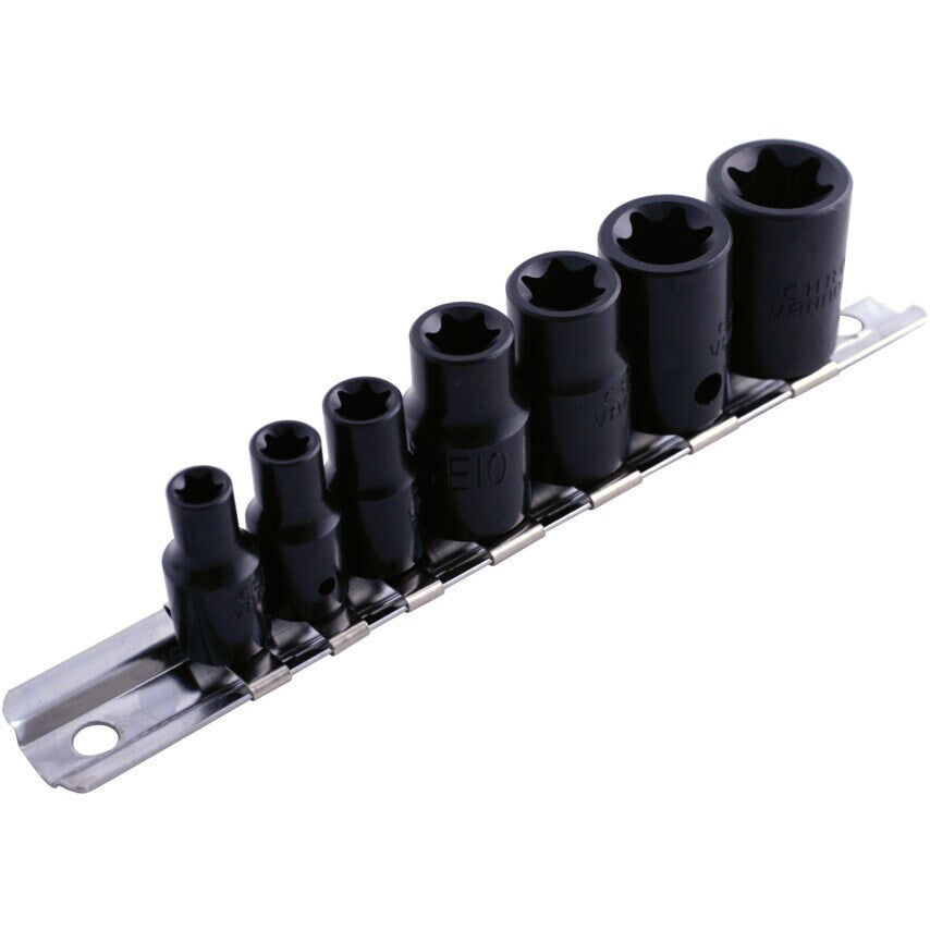 Impact Star Socket Set 3/8inch & 1/4inch Drive 7-Piece