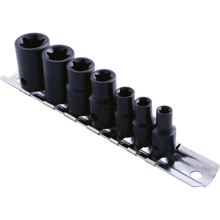 Impact Star Socket Set 3/8inch & 1/4inch Drive 7-Piece