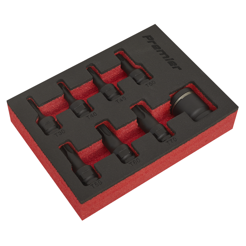 Impact TRX-Star* Socket Bit Set8 Piece 3/8"Sq. Drive