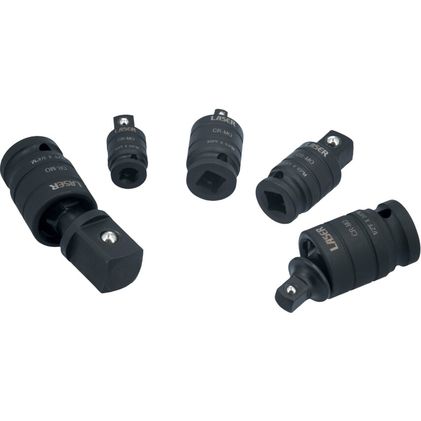 Impact Universal Joint Step Up/Down Adapter Set 5PC