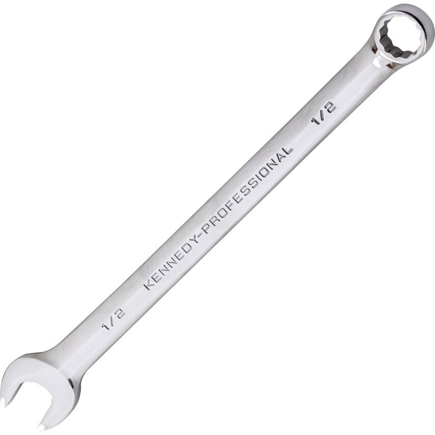 Imperial Combination Spanner, Chrome Vanadium Steel, 1/2in