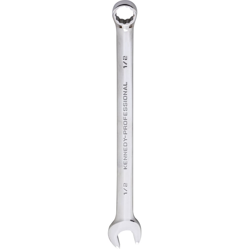 Imperial Combination Spanner, Chrome Vanadium Steel, 1/2in