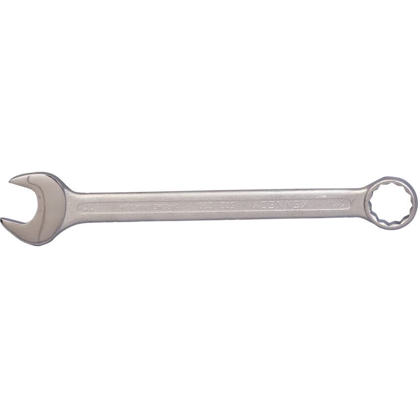 Imperial Combination Spanner, Drop Forged Carbon Steel, 1 3/8in