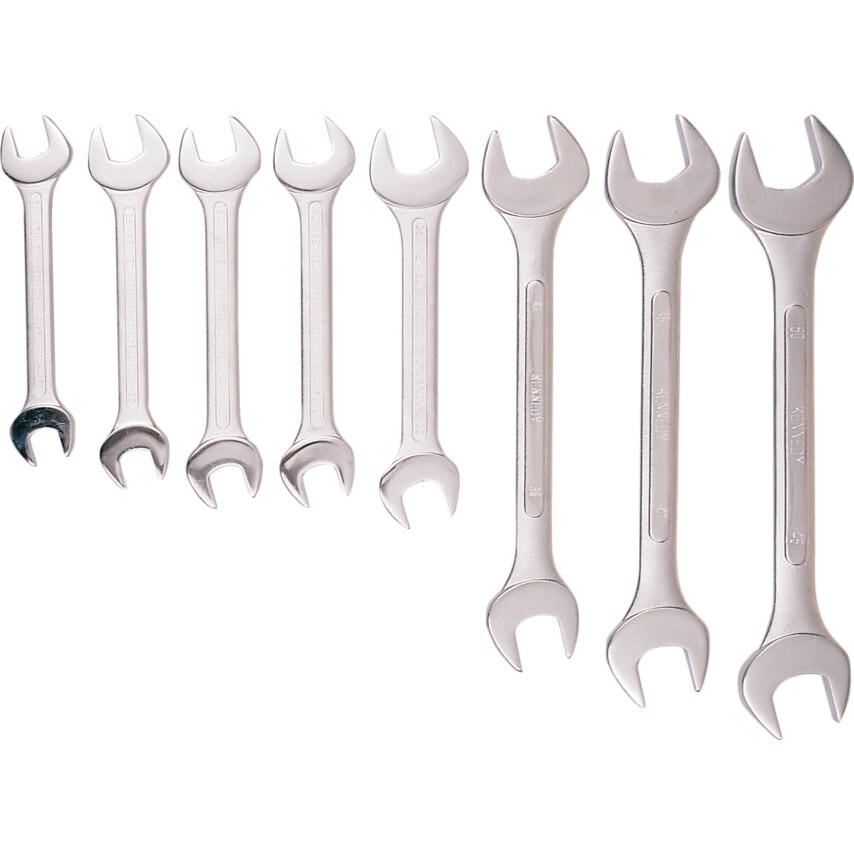 Imperial Open Ended Spanner Set, 1/8 - 5/8in., Set of 8