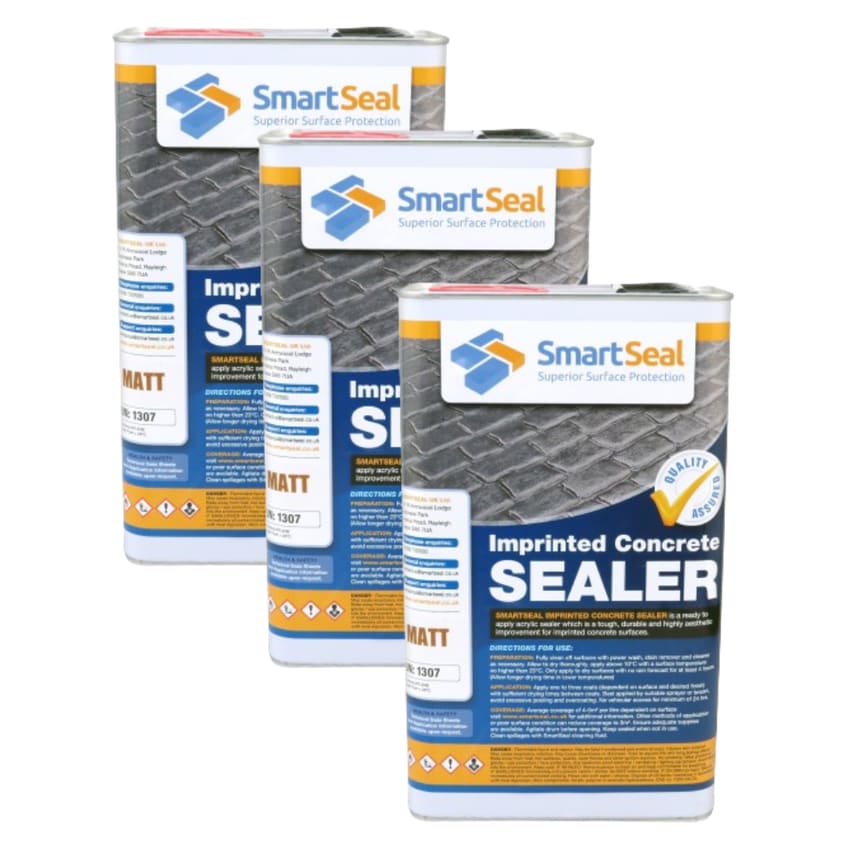 Imprinted Concrete Sealer Matte 5 Liter Pack of 3