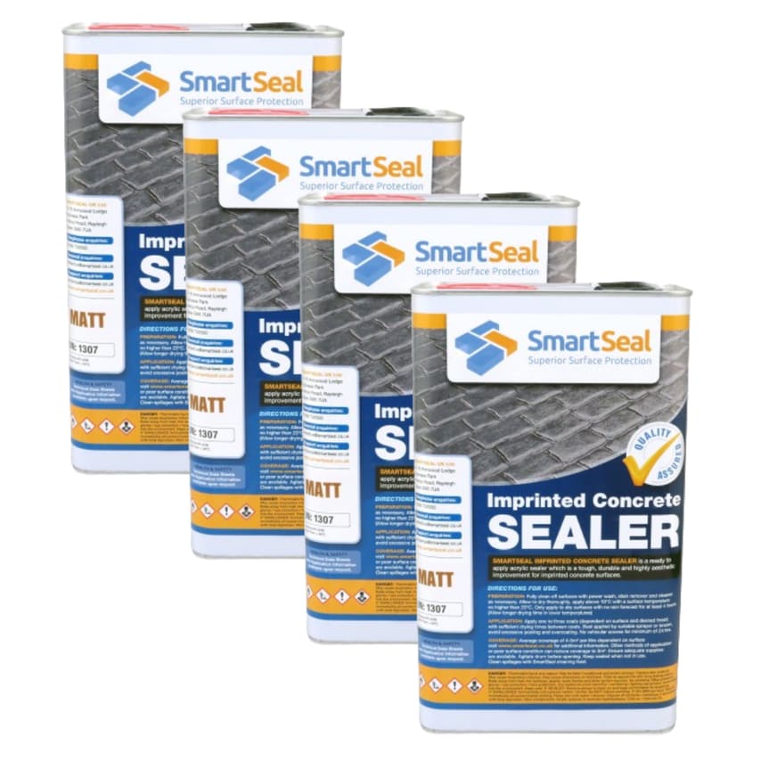 Imprinted Concrete Sealer Matte 5 Liter Pack of 4