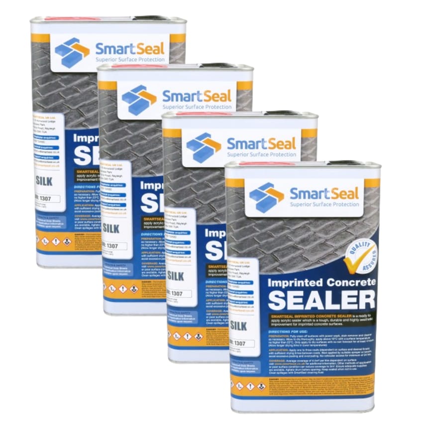 Imprinted Concrete Sealer Silk 5 Liter Pack of 4