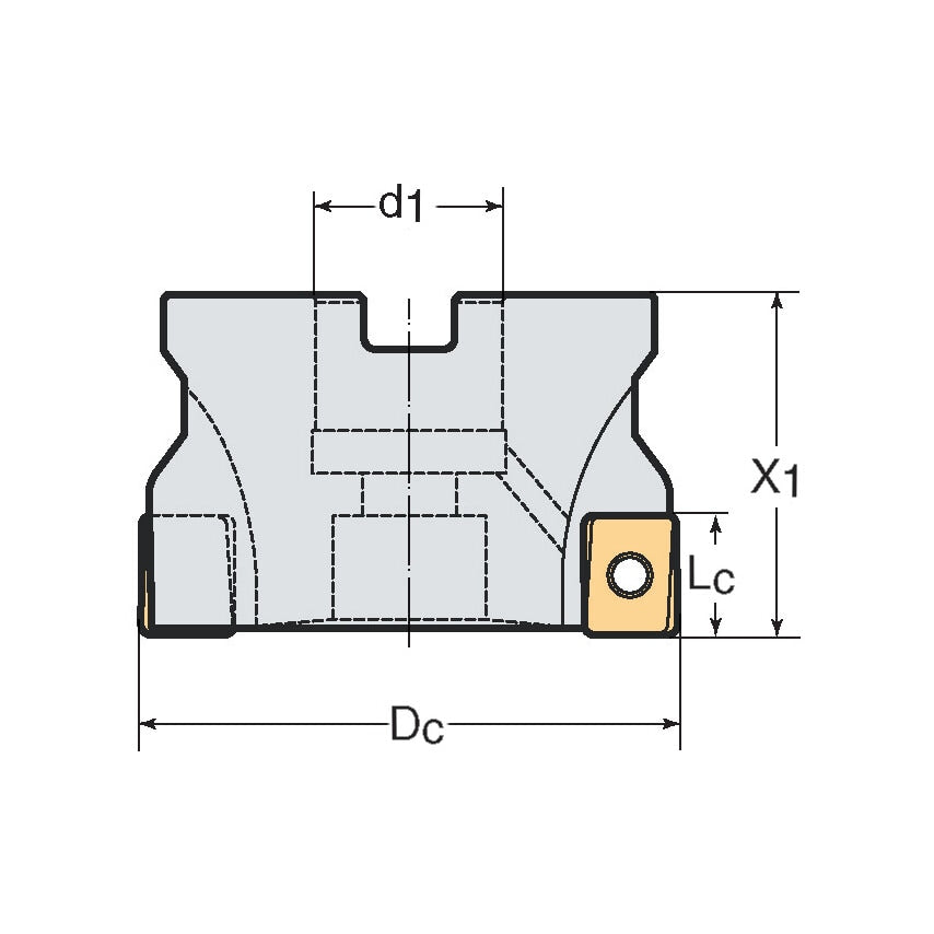 Indexable Milling Cutters - WAT1391452C