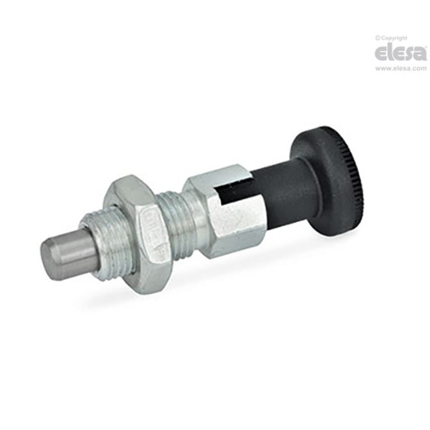 Indexing plunger-GN 717-4-M8X1-CK-ST