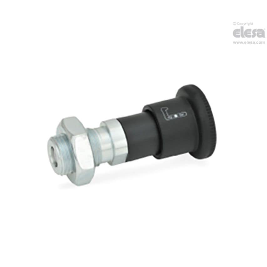 Indexing plunger-GN 816.1-8-M16x1.5-AK