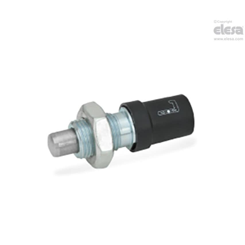 Indexing plunger-GN 816-8-M12X1.5-BK