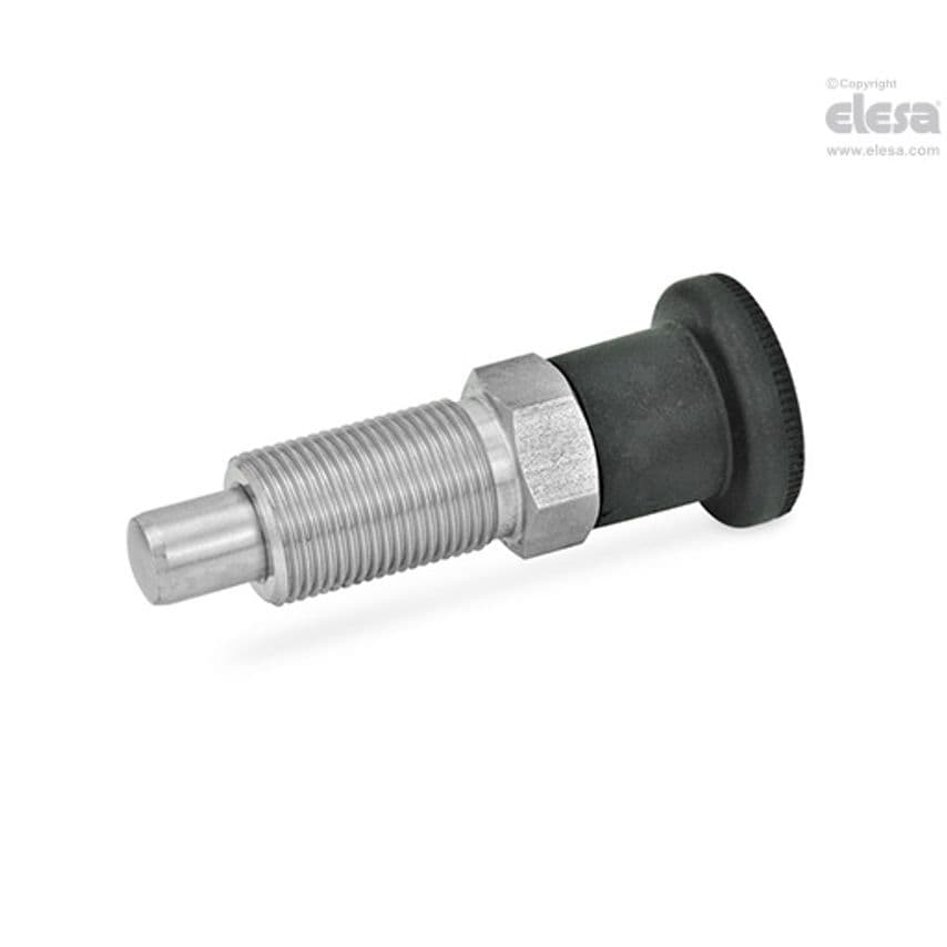 Indexing plunger-GN 817-4-4-B-NI