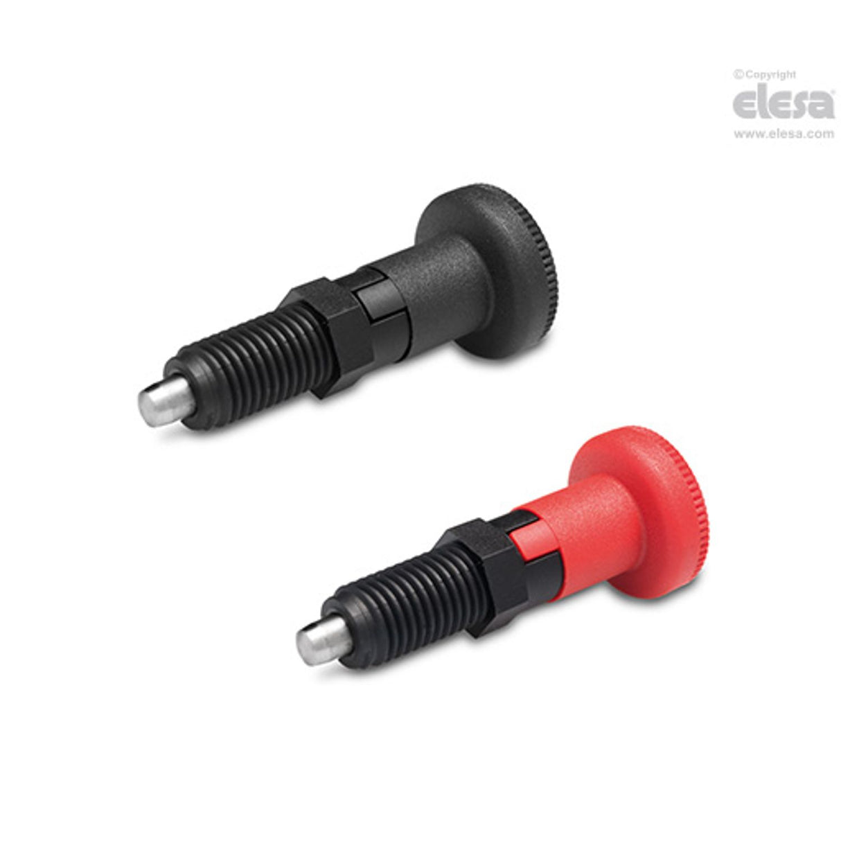 Indexing plunger-PMT.101-SST-10-M20x1,5-A-C6 Red