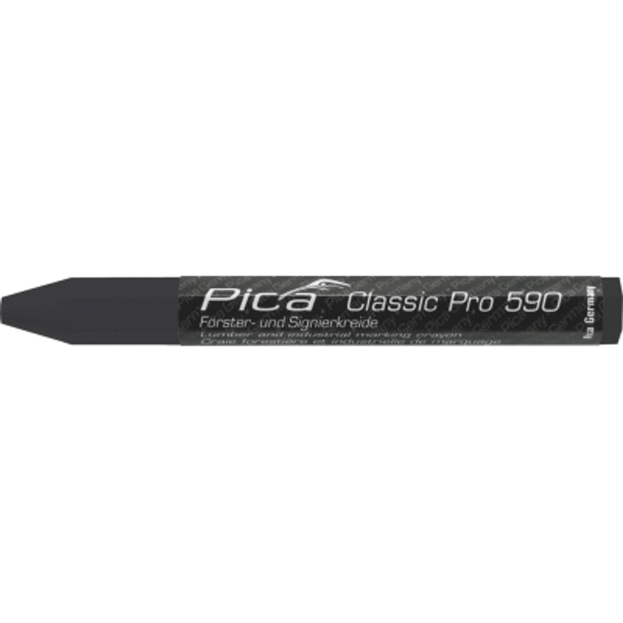 Industrial Crayon Pro Black (Pack of 12)