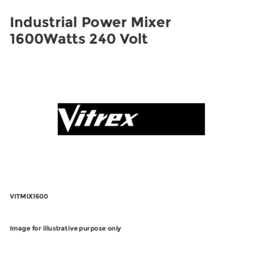 Industrial Power Mixer 1600Watts 240 Volt VITMIX1600