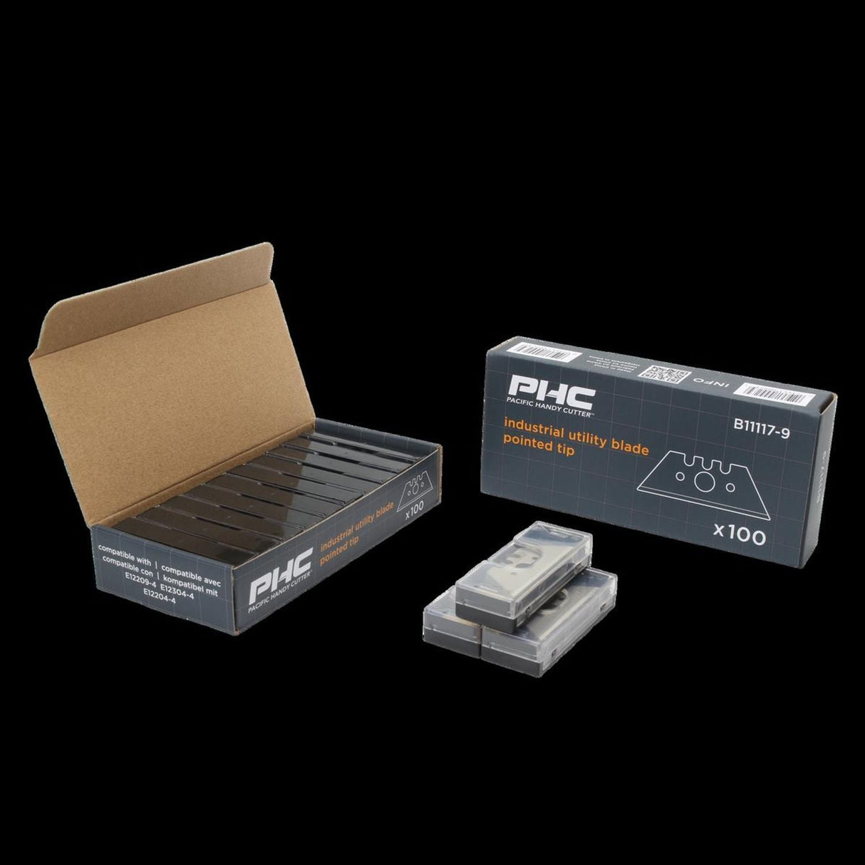 Industrial Utility Blade Pointed Tip - PHC Rebel and Volo Safety Knives.