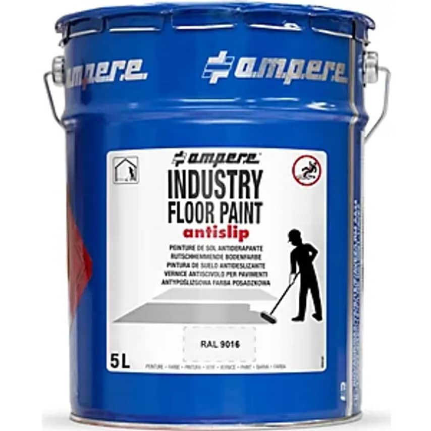 Industry Floor Paint Antislip Ground Marking Paint, Capacity 5 L, White