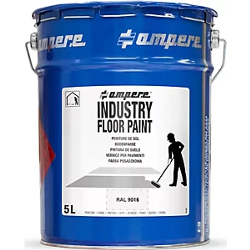 Industry Floor Paint Ground Marking Paint, Capacity 5 L, White