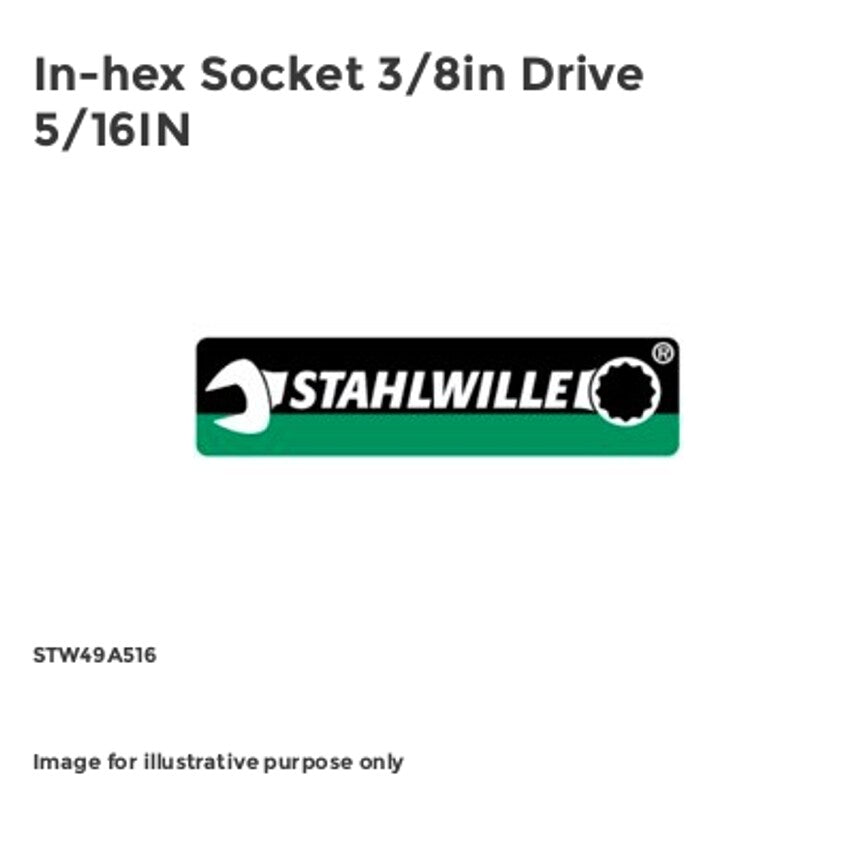 In-hex Socket 3/8in Drive 5/16IN