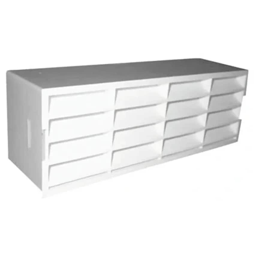 Insert Air Brick Horizontal Louvred FD200 Grey