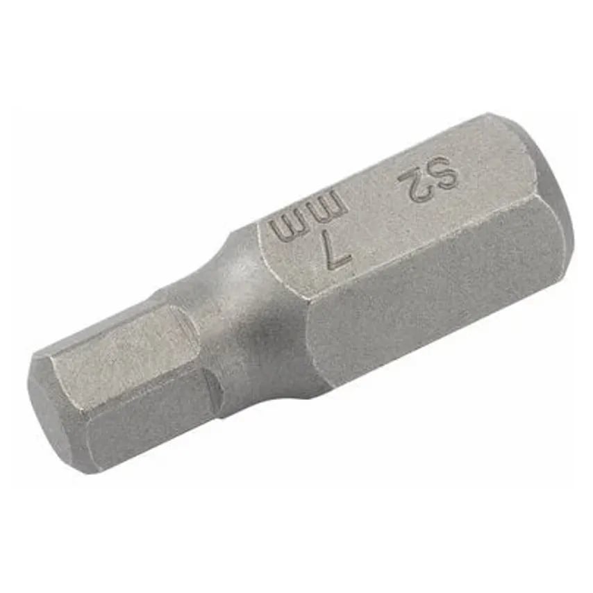 Insert Bit Hexagonal for Mechanics Bit Sets 7 x 30mm