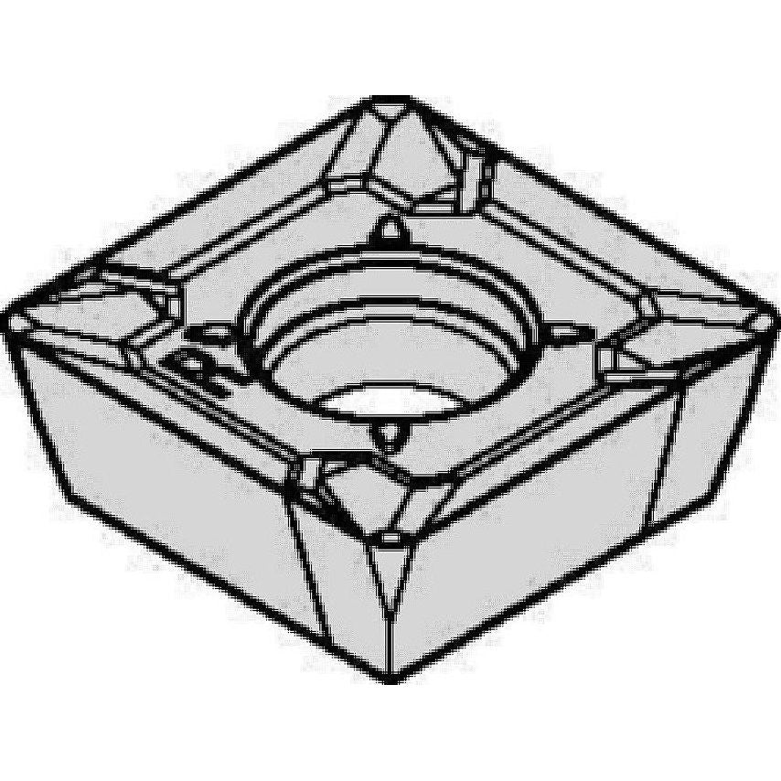 Insert KSSM90 with Chip Breaker LD2 SDCT43PDER8LD2 Grade KCK20B