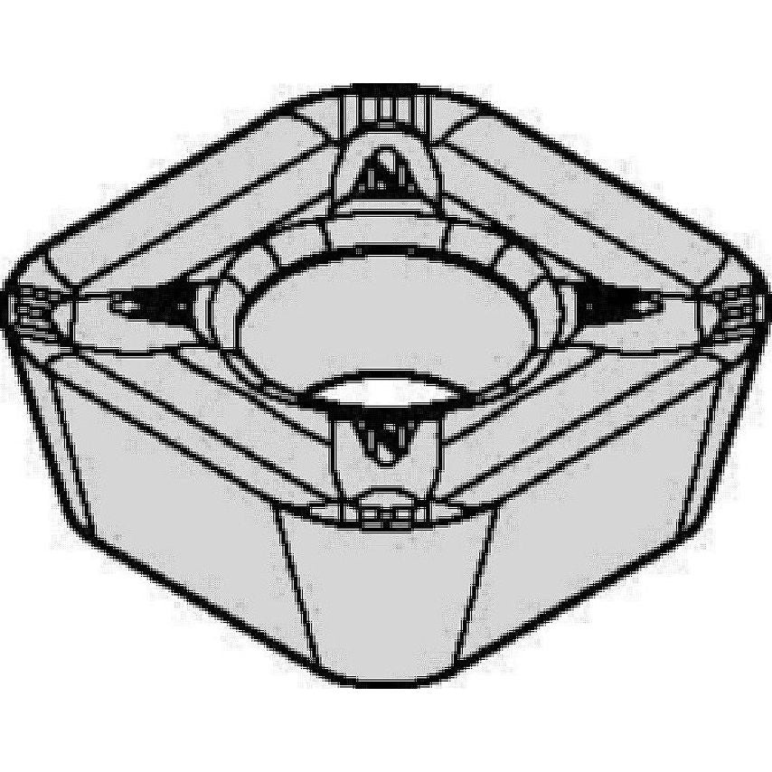 Insert KSSM90 with Chip Breaker LD SDCT43PDER8LD Grade KCK20B