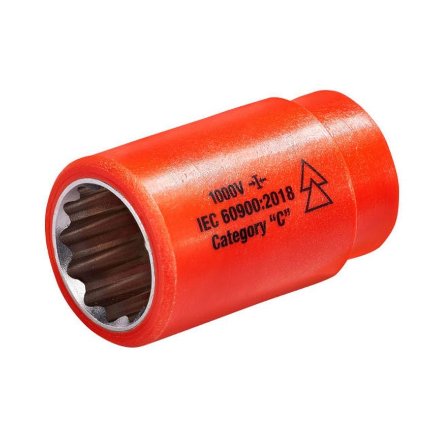 Insulated 1/2" Drive Socket 19mm
