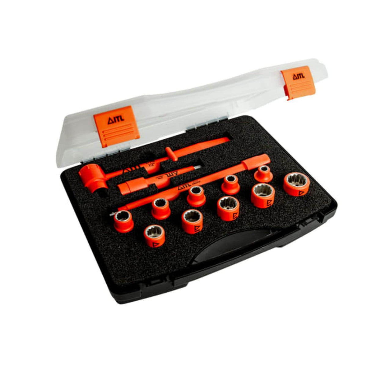 Insulated 1/2in Drive Socket Set - 13 Piece