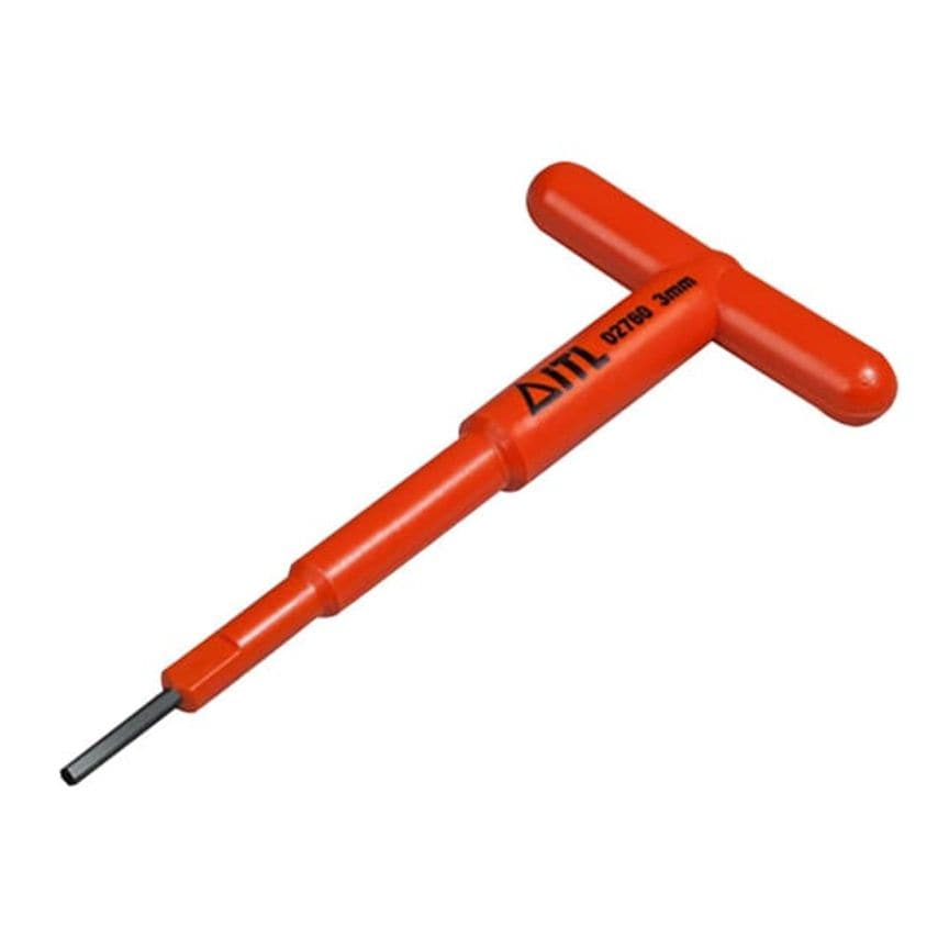 Insulated Light T Handle Hex Key 3mm