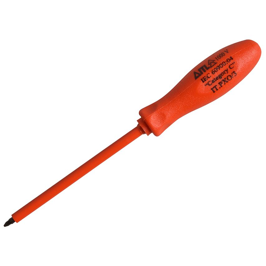 Insulated Screwdriver Pozi No.0 x 75mm (3in) ITL01979