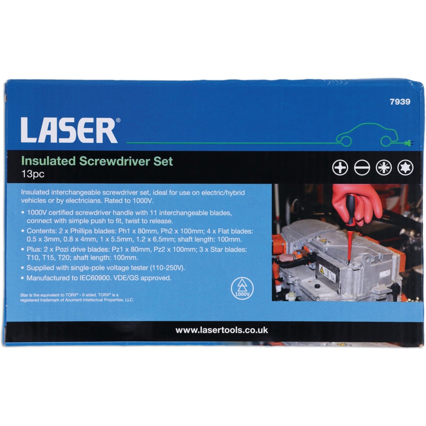 Insulated Screwdriver Set 13PC