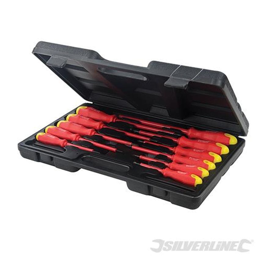 Insulated Soft Grip Screwdriver Set 11 Piece